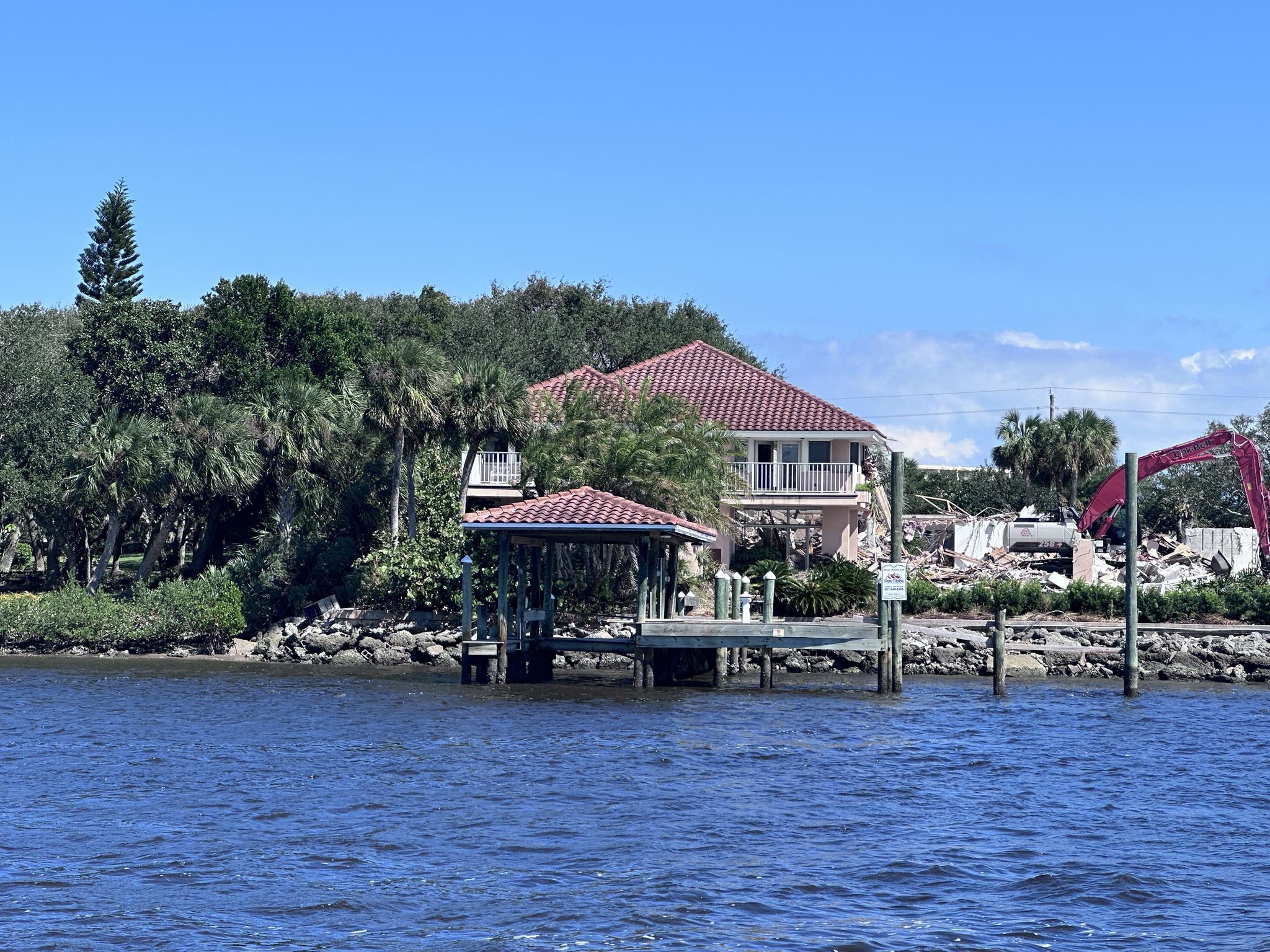 Demolition on existing homes is happening the week of Oct 10-17t, 2022. Making room for your new luxury home by REX TIBBS. NSB Homes